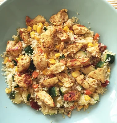 receta cous cous de pollo