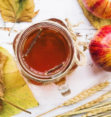 infusión de manzana