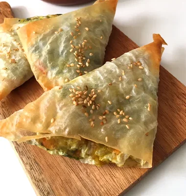 samosas de verdura